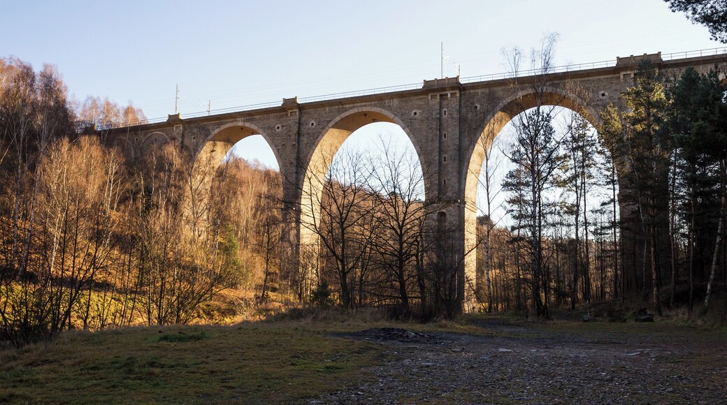 Railway bridge Muldenhütten (Saxony)