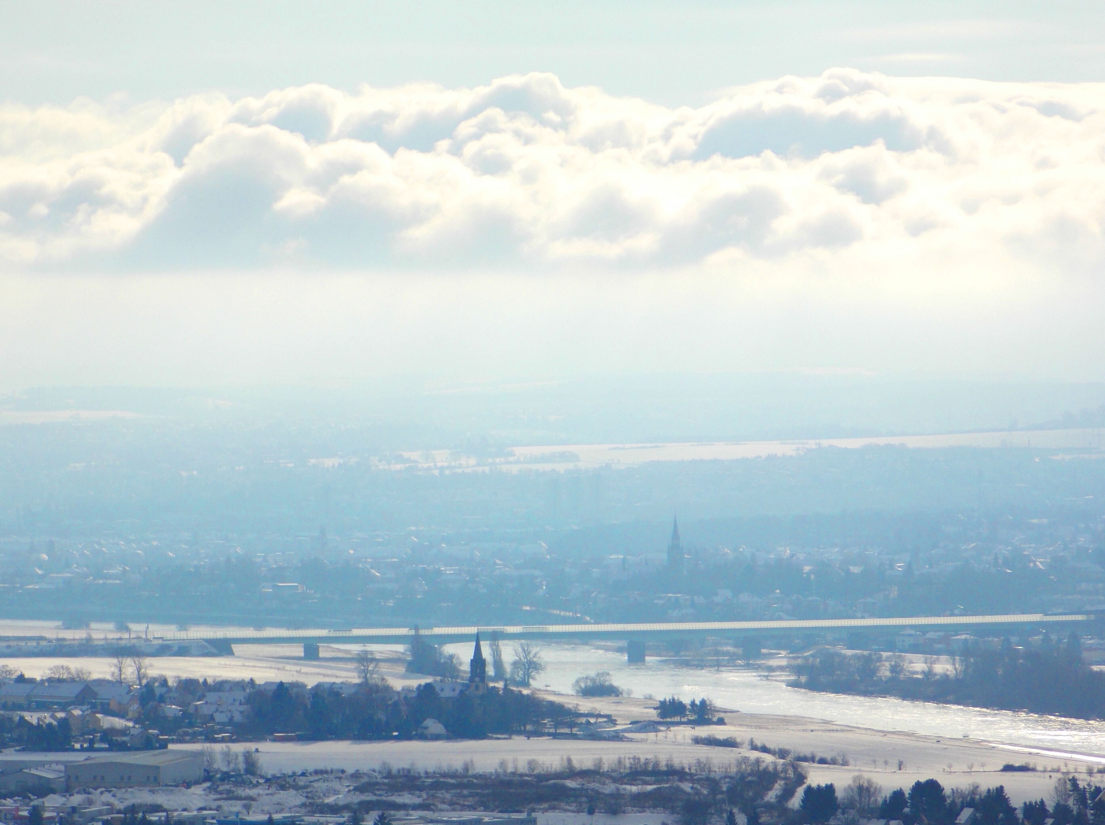 Blick von der Spitzhaustreppe Richtung Elbtal