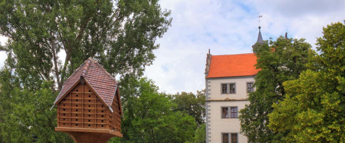 Taubenhaus am Wasserschloss Podelwitz