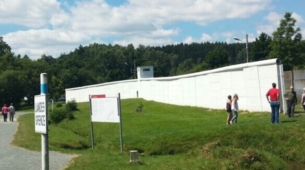 Modlareuth, "little Berlin", was a town divided through the center of town by the wall. June 17, 1989 the wall was knocked down. Intact is a portion of the wall, a watchtower, tank, and American bunker used for covert operations.