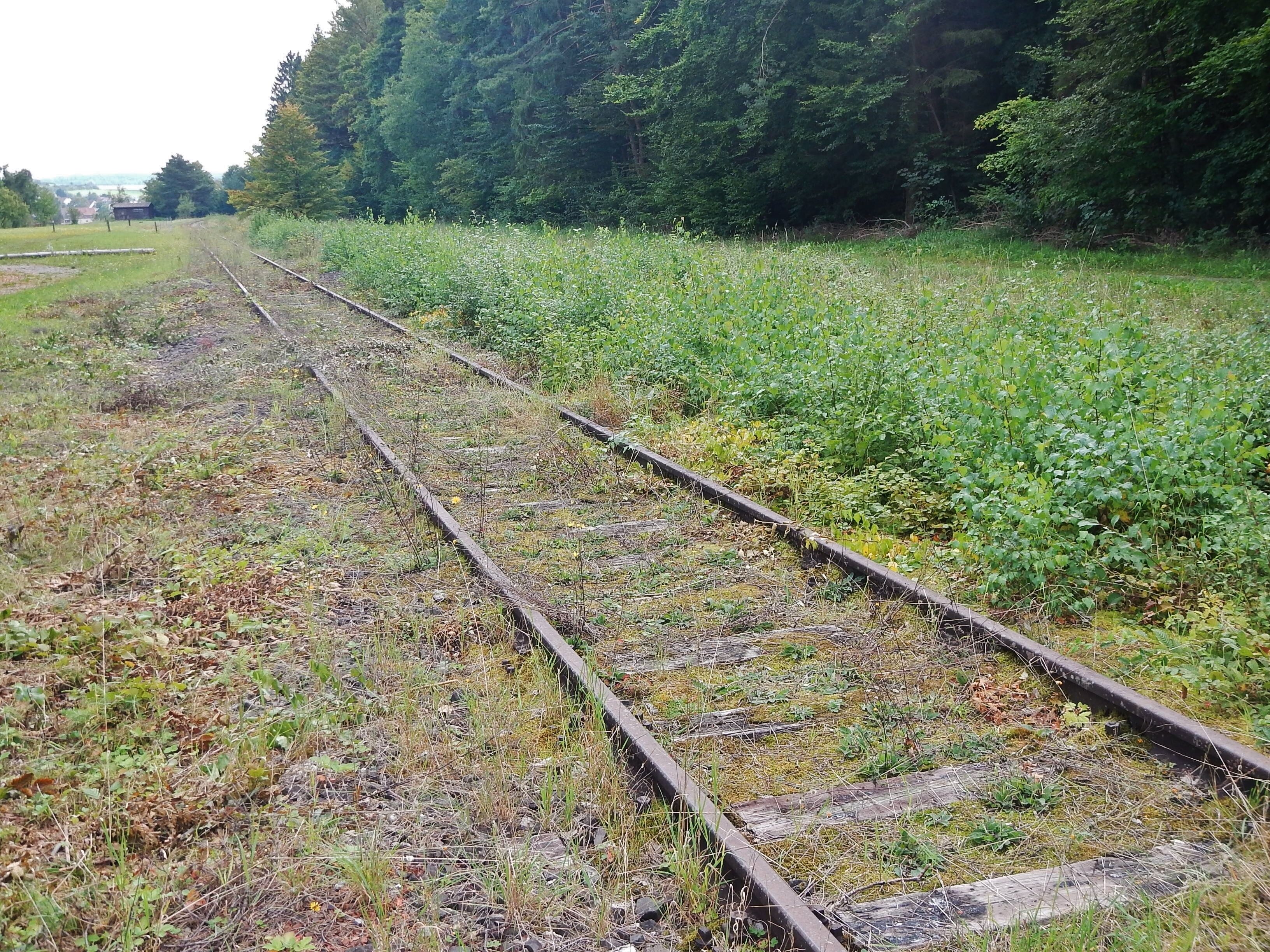 Bahnhof Schafhausen: Hermann-Hesse-Bahn, S-Bahn Fertigstellung spätestens 2019 geplant , ehemalig:Württembergische Schwarzwaldbahn, Stuttgart Calw, eröffnet 1872, eingestellt 1983
