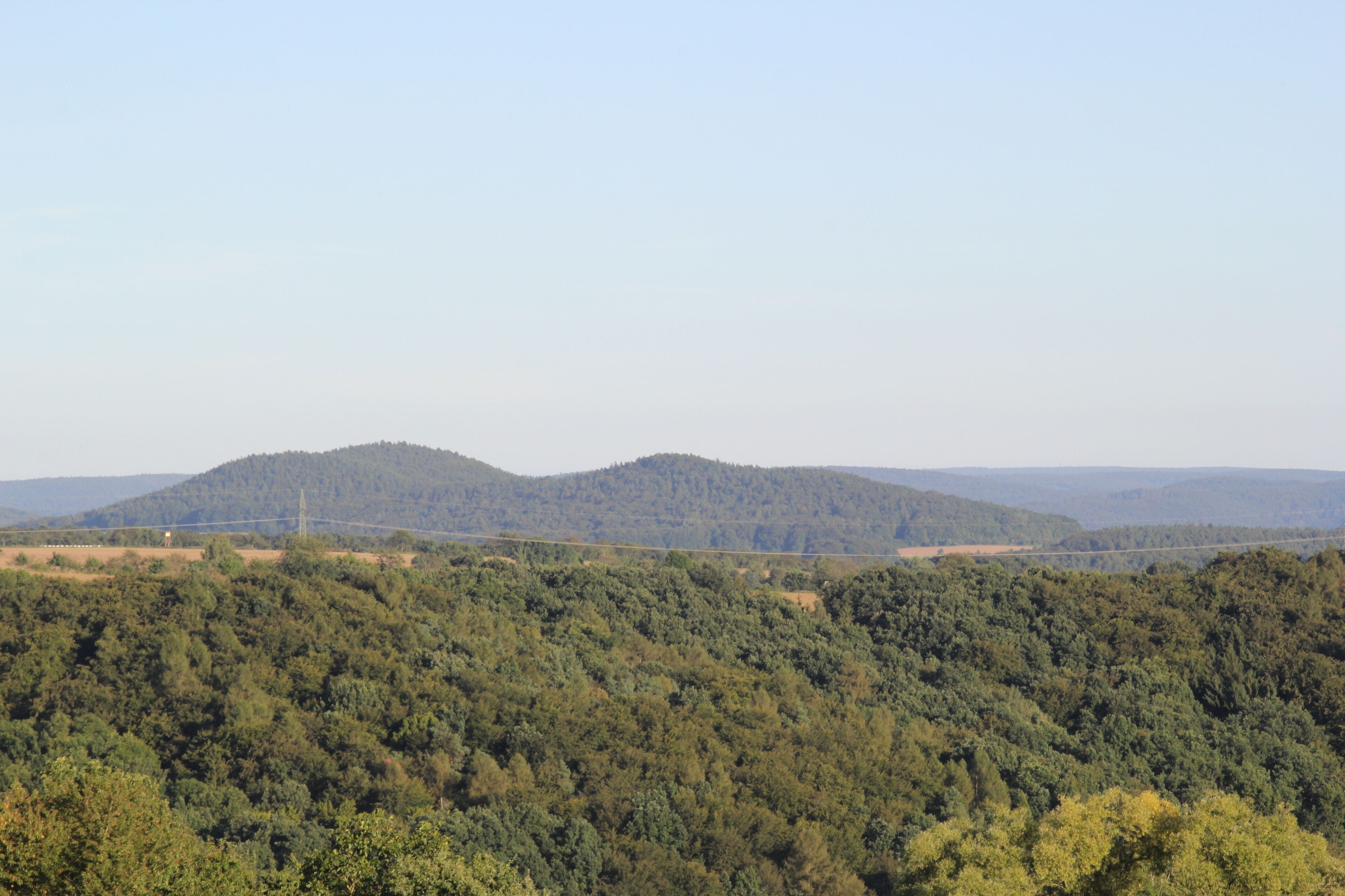 Der Rottenberg vom Herrenberg bei Niedersteinbach aus gesehen