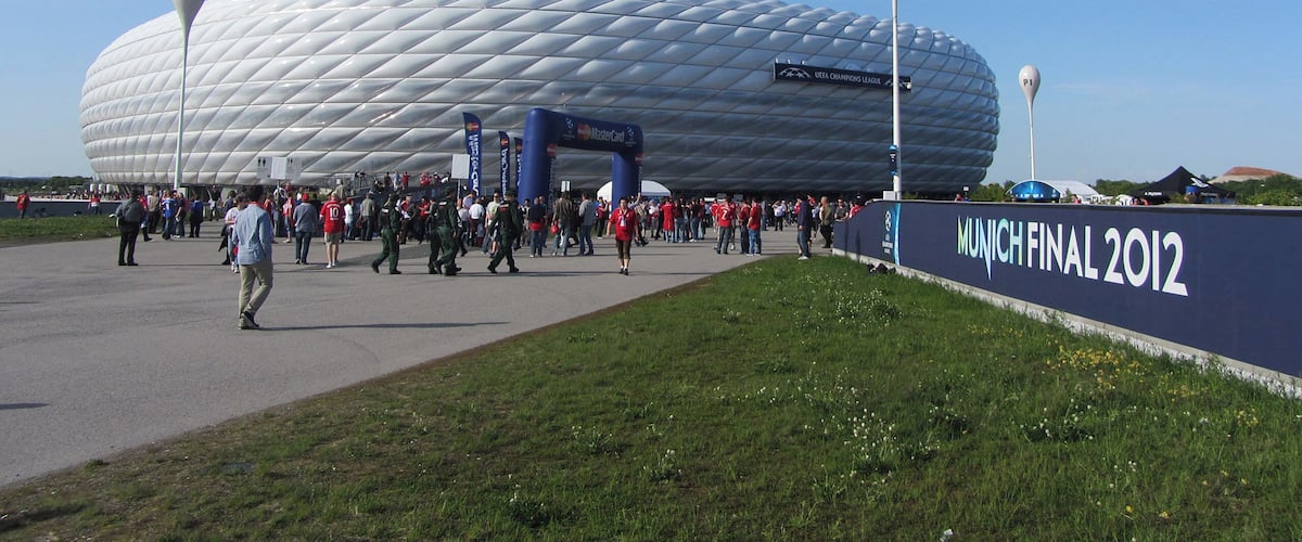 Bayern München - Chelsea FC 19.05.2012 Champions League Finale 2012 / "Finale Dahoam" Arena vor dem Spiel Champions League Final 2012 Pre-match arena