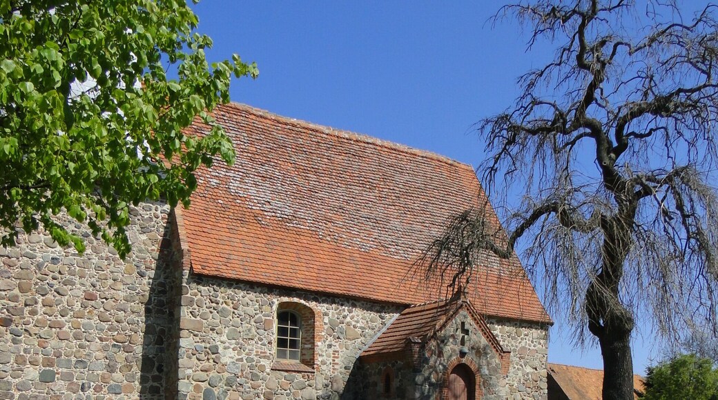 Church in Pasenow, district Mecklenburg-Strelitz, Mecklenburg-Vorpommern, Germany