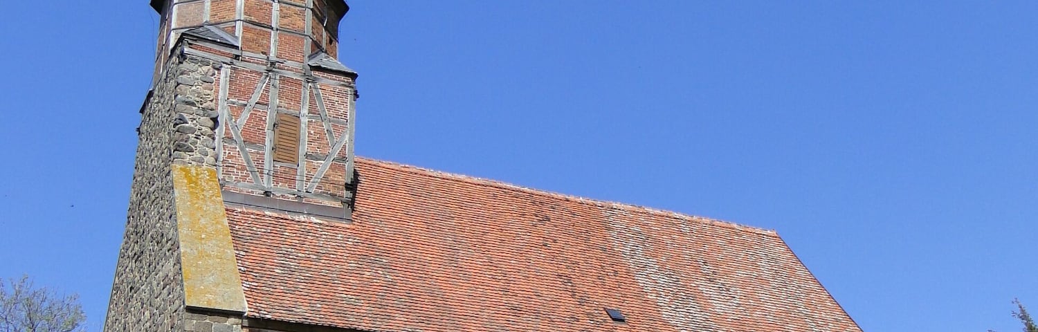 Church in Helpt, district Mecklenburg-Strelitz, Mecklenburg-Vorpommern, Germany