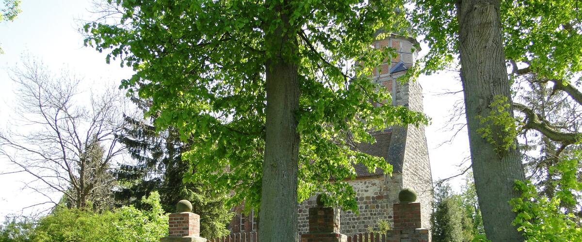 Church in Helpt, district Mecklenburg-Strelitz, Mecklenburg-Vorpommern, Germany
