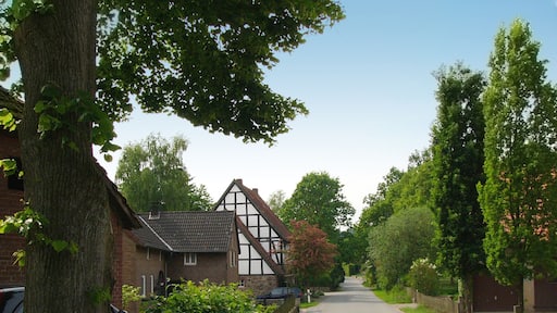 Dorfstraße in Altendonop, Ortsteil von Blomberg, Germany