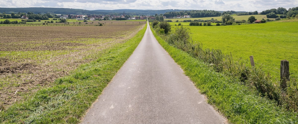 Blick auf Kleinenberg aus nordöstlicher Richtung
