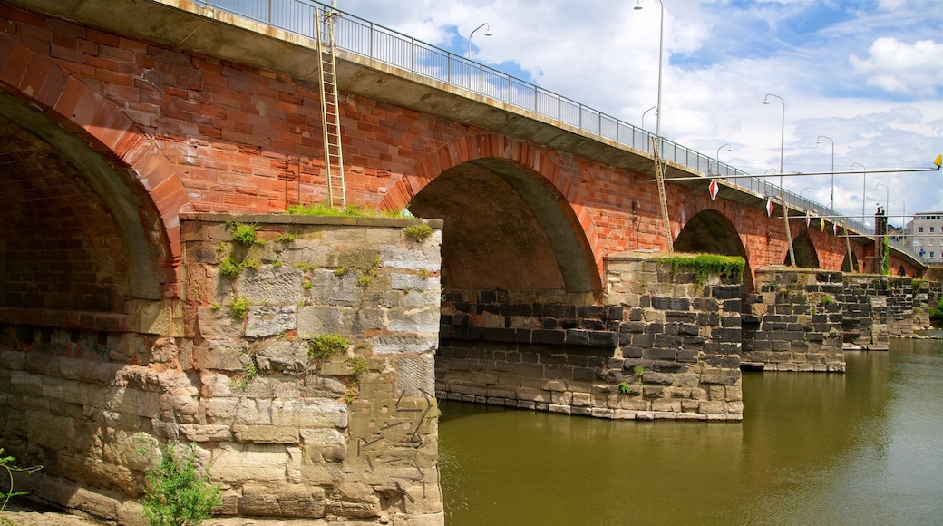 West featuring a bridge and a river or creek