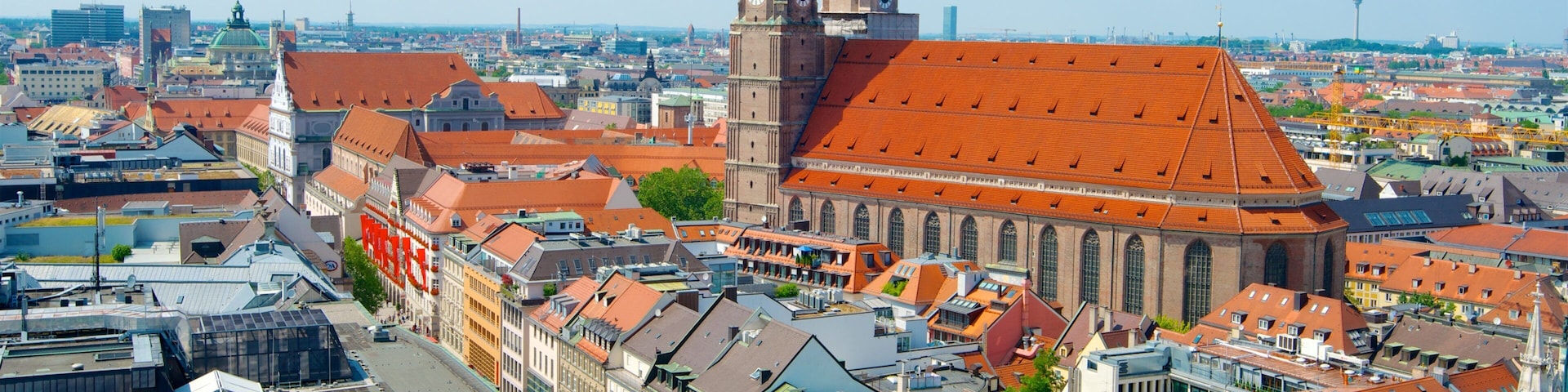 Munich City Centre featuring a city, heritage elements and landscape views