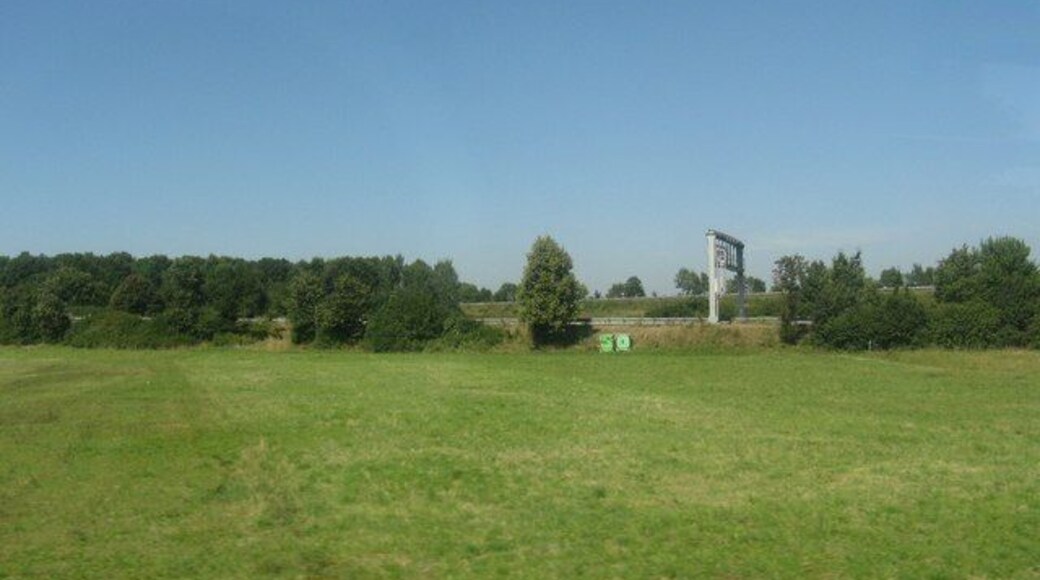 Autobahn junction from the S-Bahn