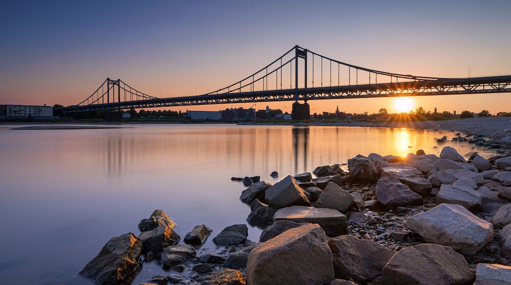 Krefeld Uerdingen Bridge, North Rhine Westphalia, Germany