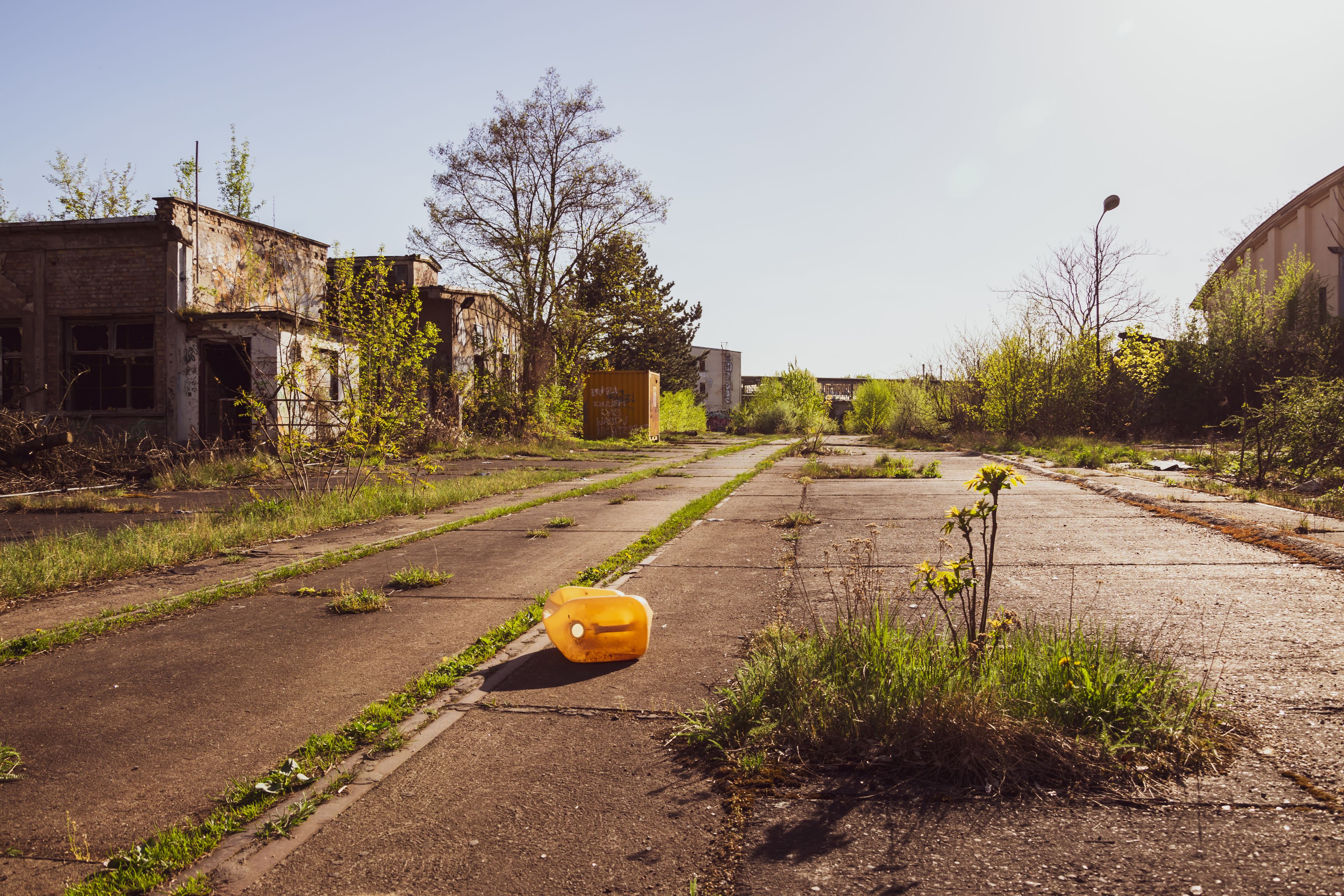 Abandoned airfield in Berlin, Germany