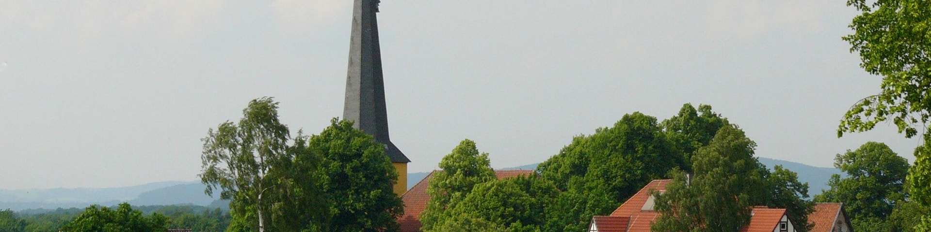 Blick auf Cappel, Ortsteil von Blomberg, Germany