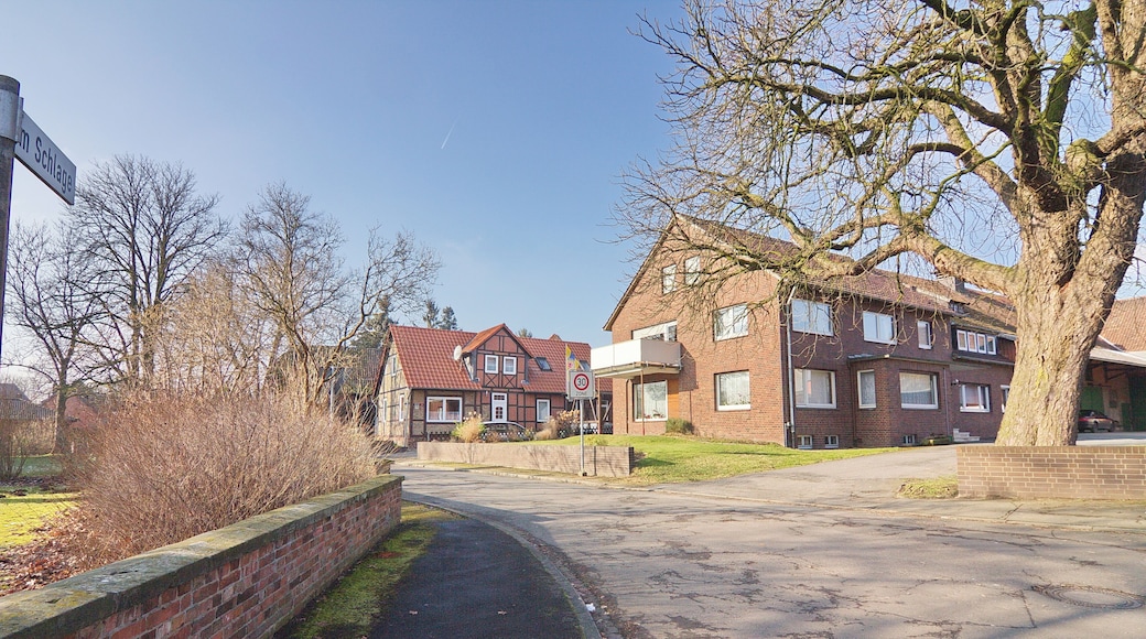 Ortsblick in Klein Ilsede (Ilsede), Niedersachsen, Deutschland