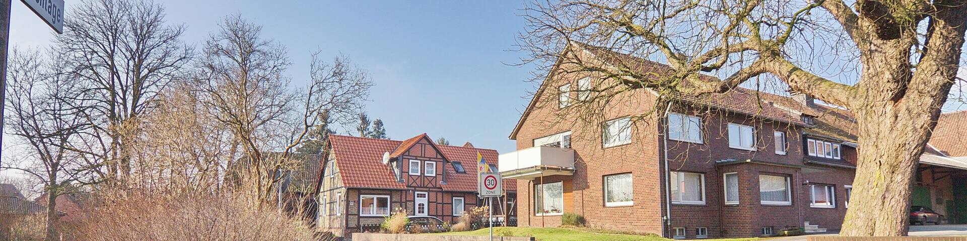 Ortsblick in Klein Ilsede (Ilsede), Niedersachsen, Deutschland