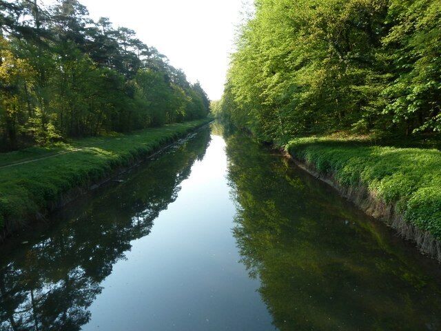 Pfinzentlastungskanal bei der Friedrichstaler Allee