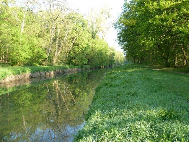 Pfinzentlastungskanal bei der Friedrichstaler Allee