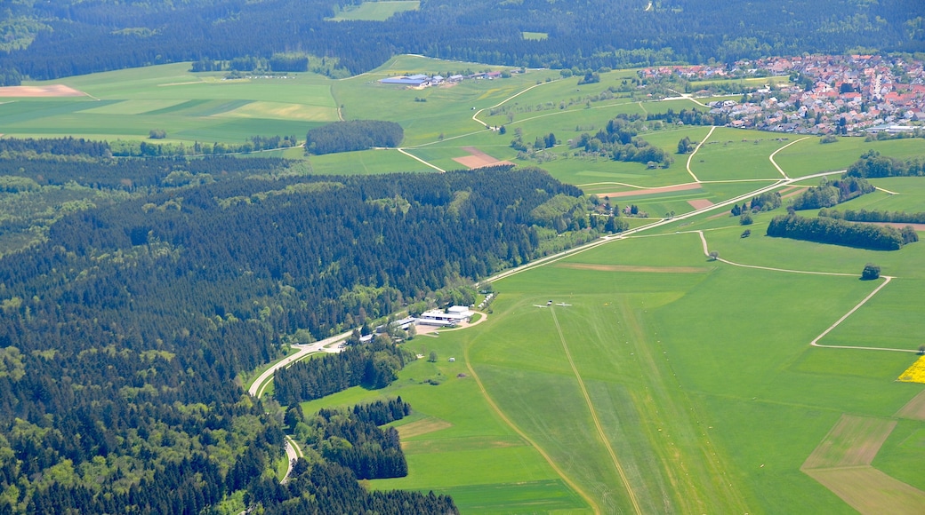Bitz with Airport Albstadt-Degerfeld in front