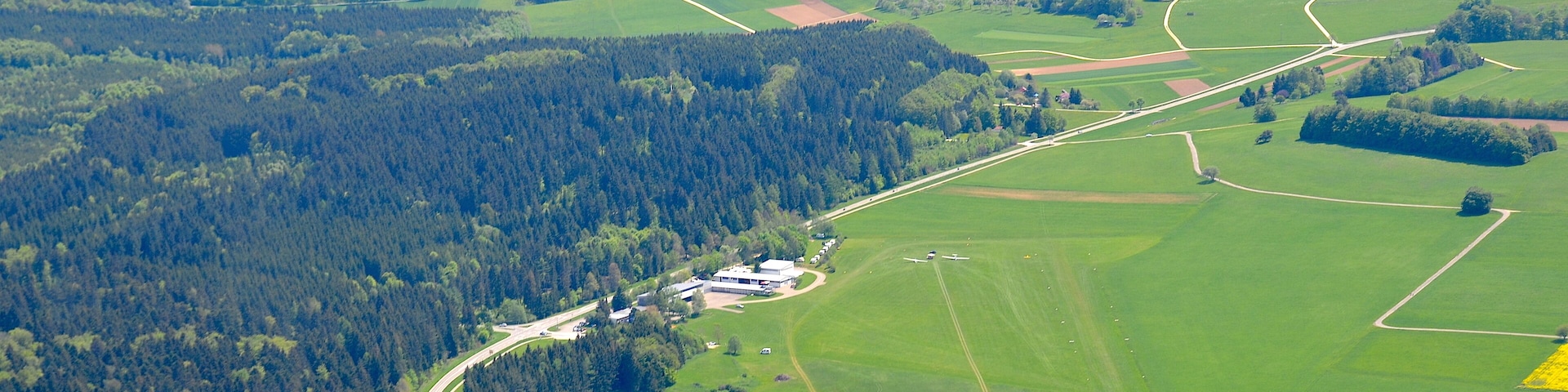Bitz with Airport Albstadt-Degerfeld in front