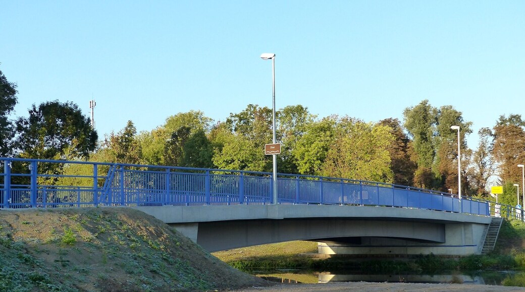 Brückenneubau Oktober 2015, Ansicht von Norden.