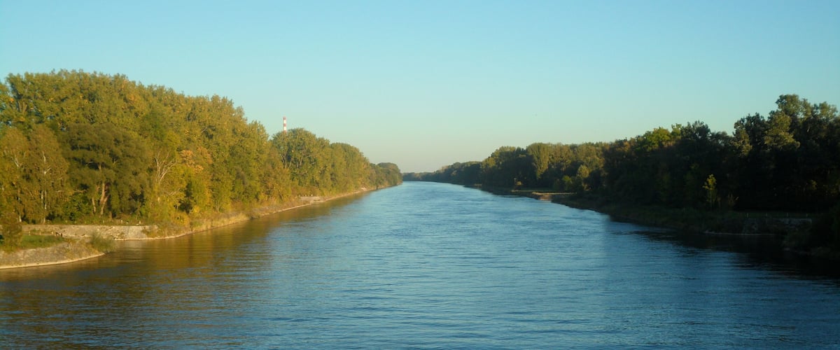 Donau vom Radweg