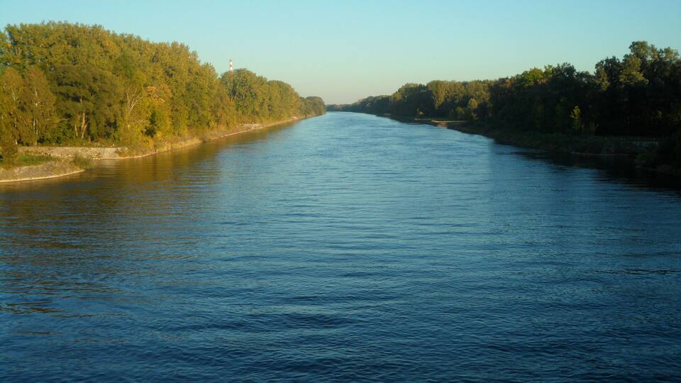 Donau vom Radweg
