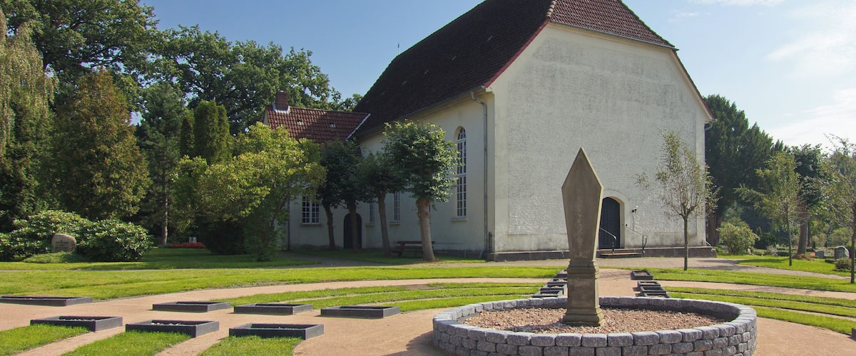 Johannes-der-Täufer-Kirche in Düshorn (Walsrode), Niedersachsen, Deutschland