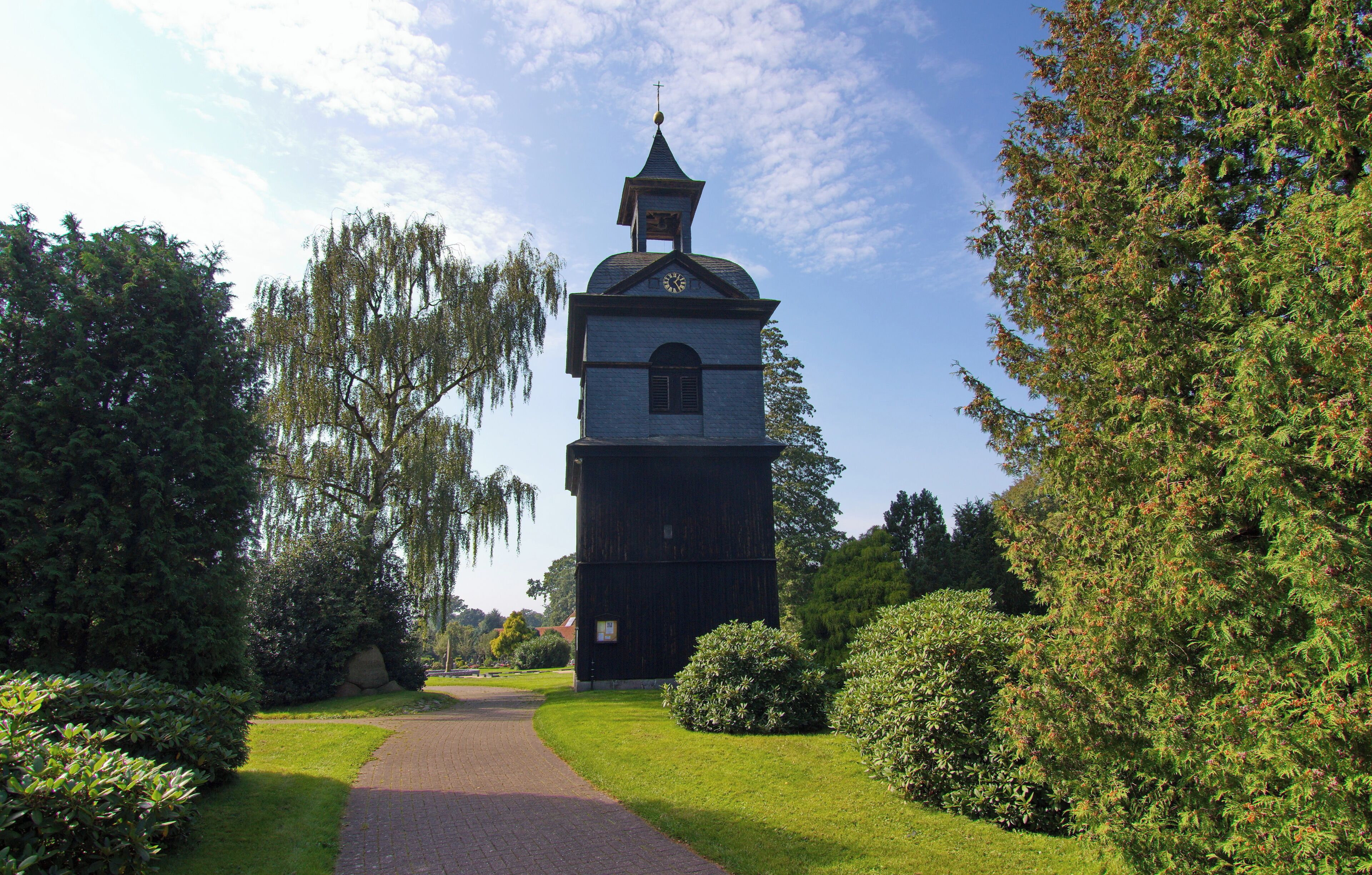 Johannes-der-Täufer-Kirche in Düshorn (Walsrode), Niedersachsen, Deutschland