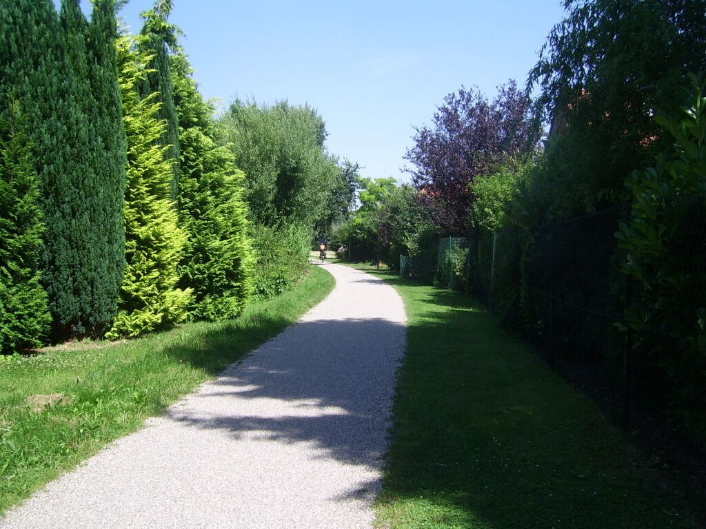 A Weser menti kerékpárút Alsó-Szászországban, Sauerndorf közelében