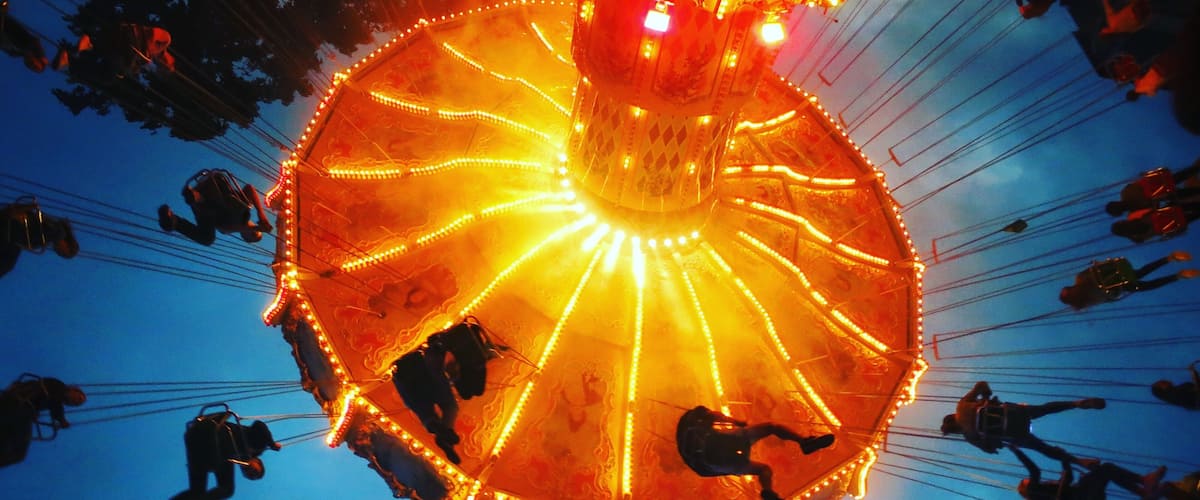 Jahrmarkt Untersicht View