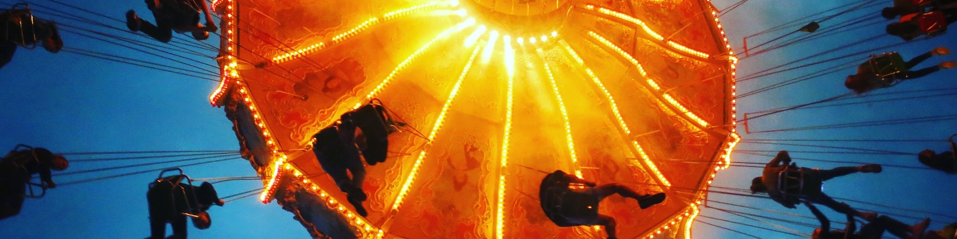 Jahrmarkt Untersicht View