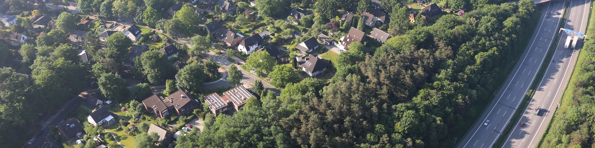 Projekt Heißluftballon, Fahrt über Hamburg und Umgebung.