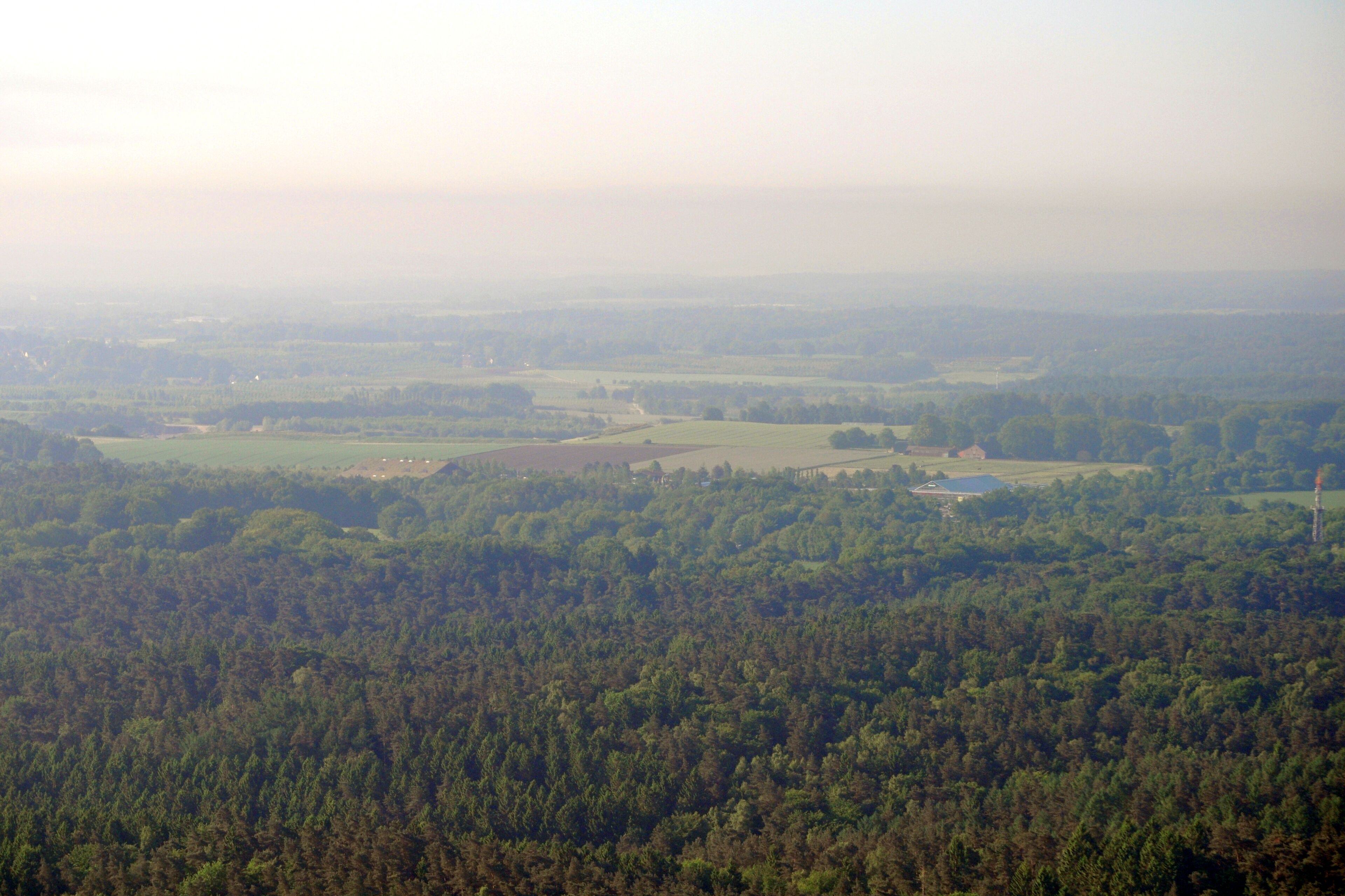 Blick auf Hamburg-Marmstorf.