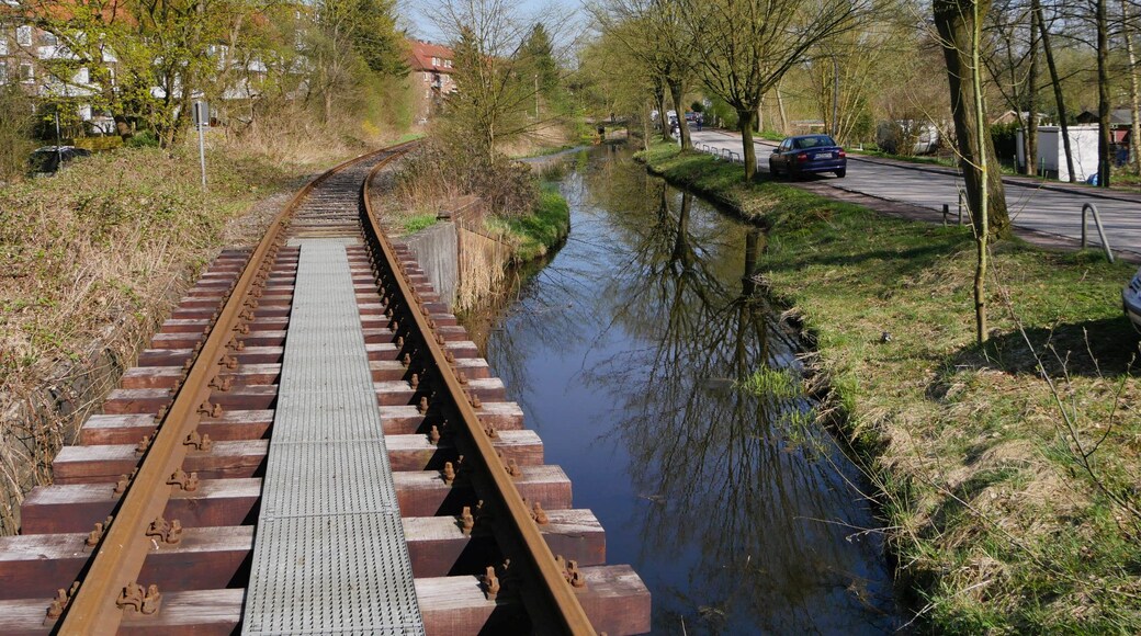 Eisenbahnbrücke der Bergedorf-Geesthachter Eisenbahn / An der Pollhofsbrücke