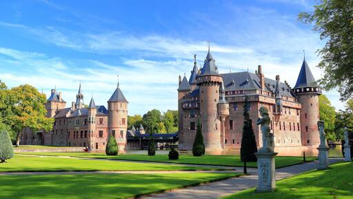 De Haar Castle in Utrecht, the Netherlands.