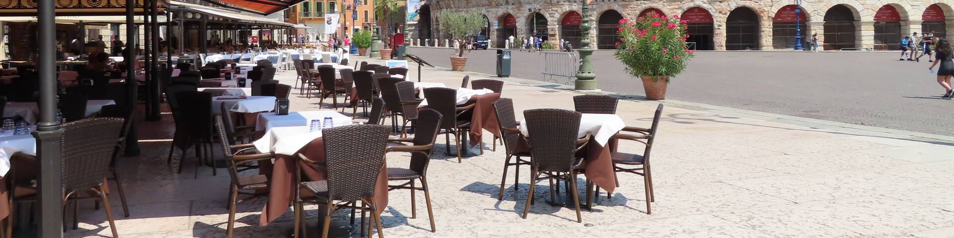 Stupenda vista dell'Arena di Verona