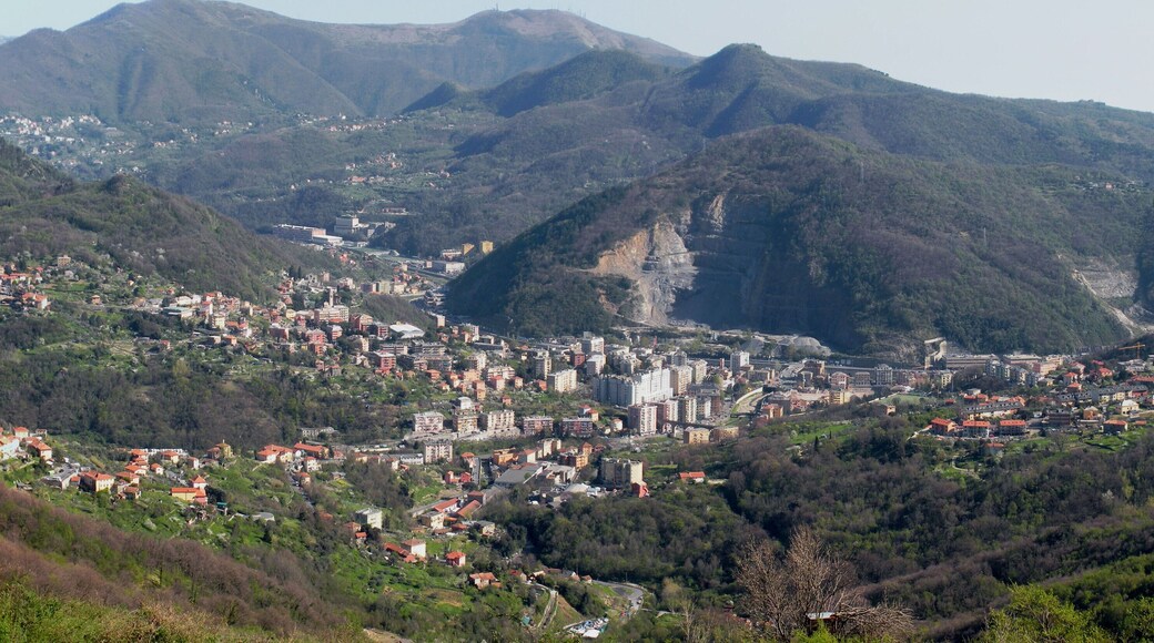 Genoa (Italy), view of the quarter of Molassana