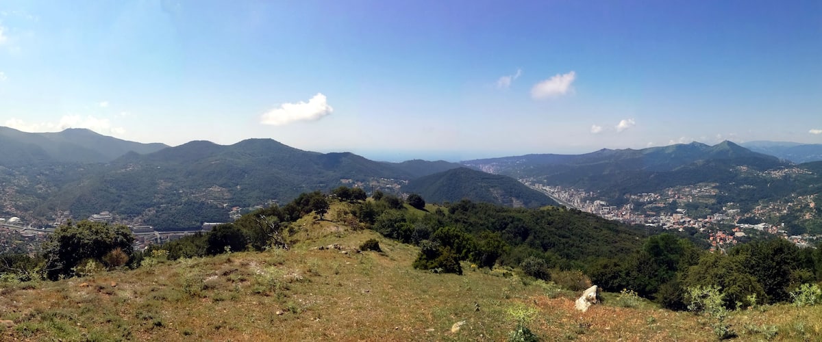 Foto scattata dalla cima del Monte Croce di San Siro