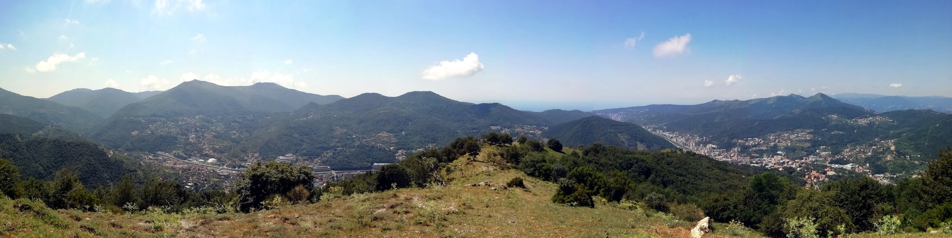 Foto scattata dalla cima del Monte Croce di San Siro