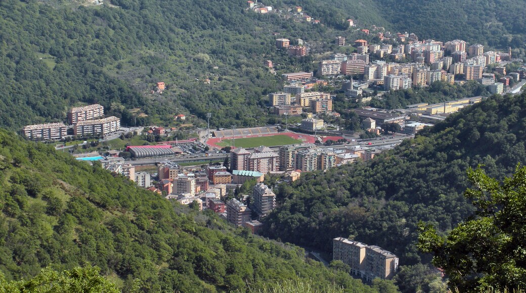 Genoa (Italy), Bisagno Valley, Montesignano, S. Gottardo and Sciorba stadium