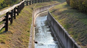 Canale di Savena nei pressi di via Corelli