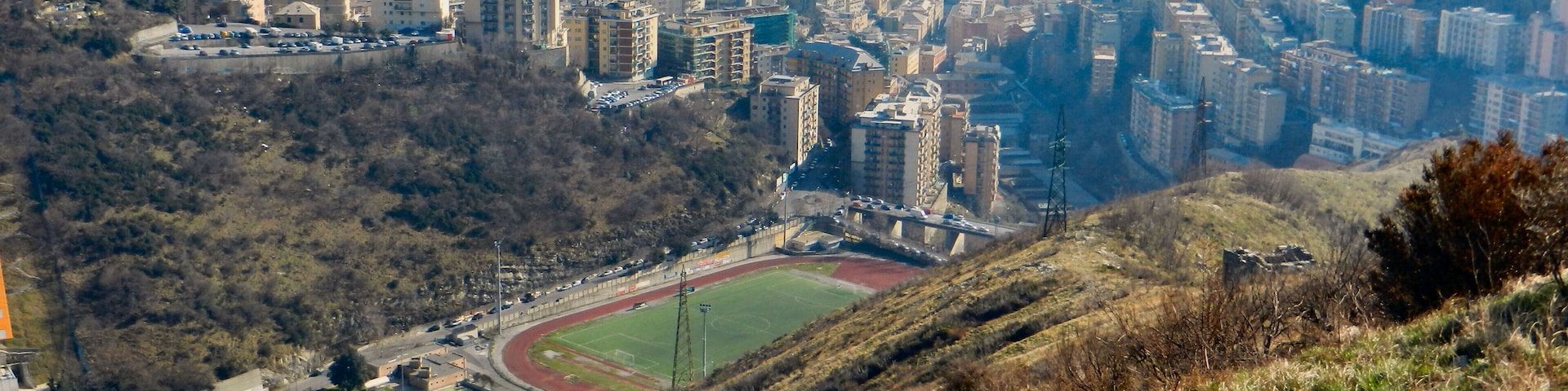 Genoa (Italy), view of the quarter of Lagaccio