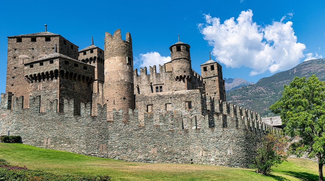 Castello di Fénis - The Fenis Castle in Aosta Valley, Italy