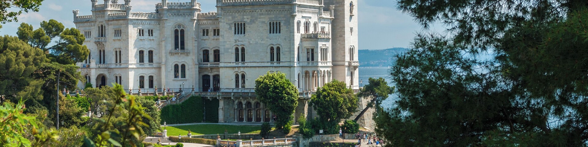 Miramare castle near Trieste, Italy