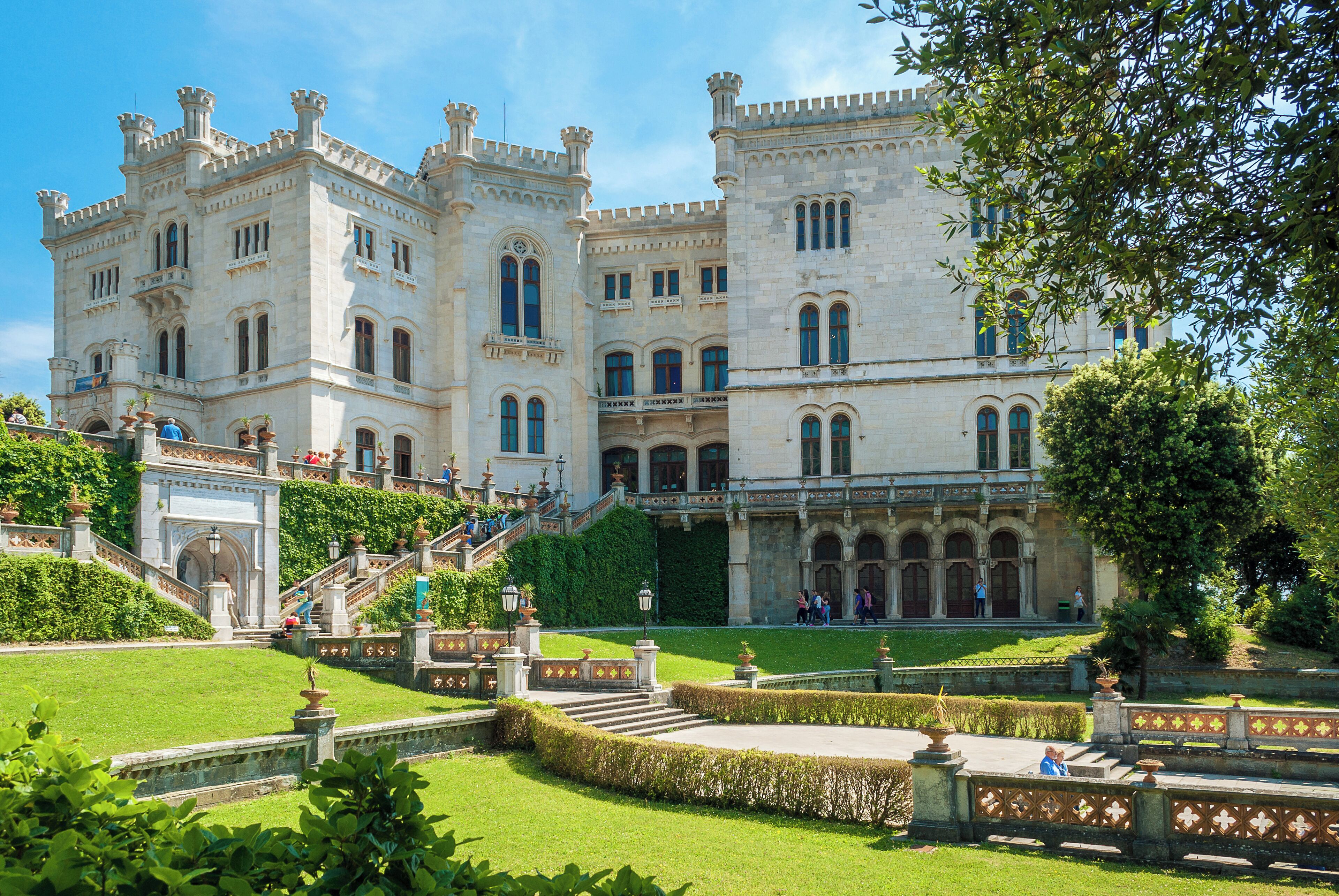 Miramare castle near Trieste, Italy