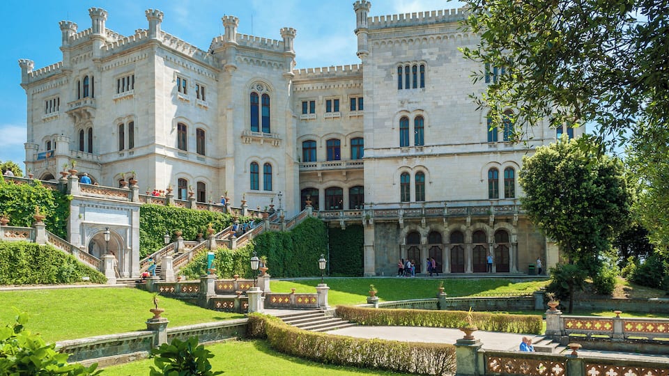 Miramare castle near Trieste, Italy