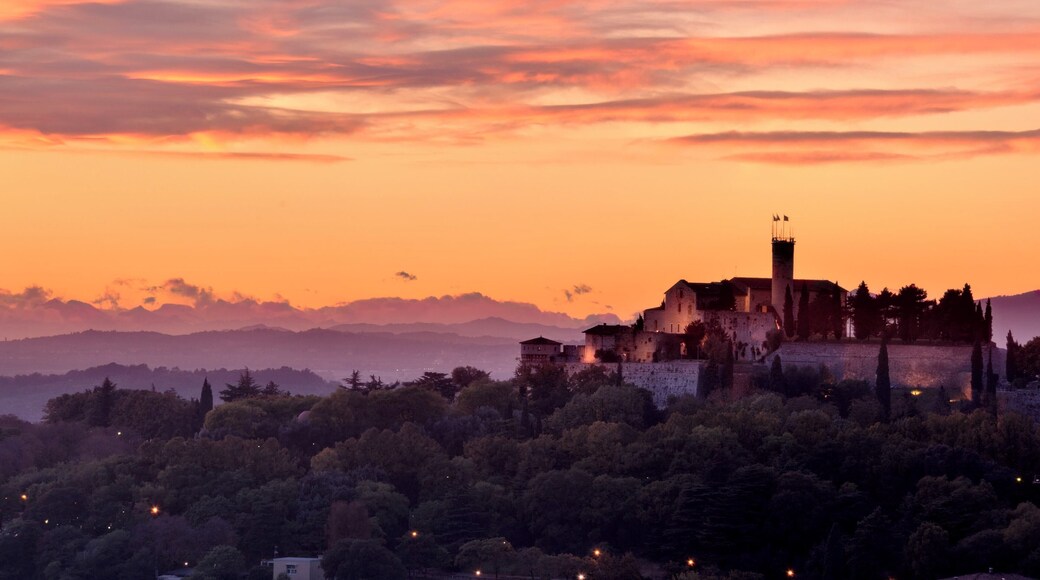 Tramonto autunnale a Brescia