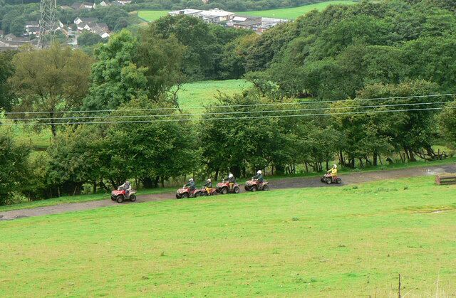 Quad bikers onTaff Valley Quad Bike and Activity Centre trek - Ryhydyfelin