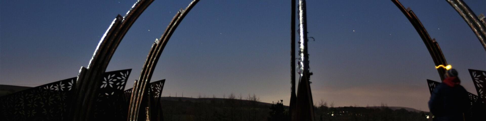 Star gazing at parc penallta